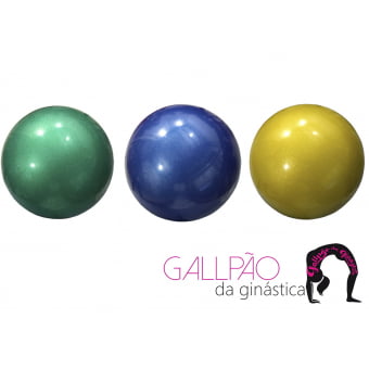 Bola de ginástica rítmica 400g - CORES PEROLIZADAS 